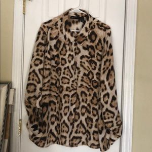 Leopard print blouse
